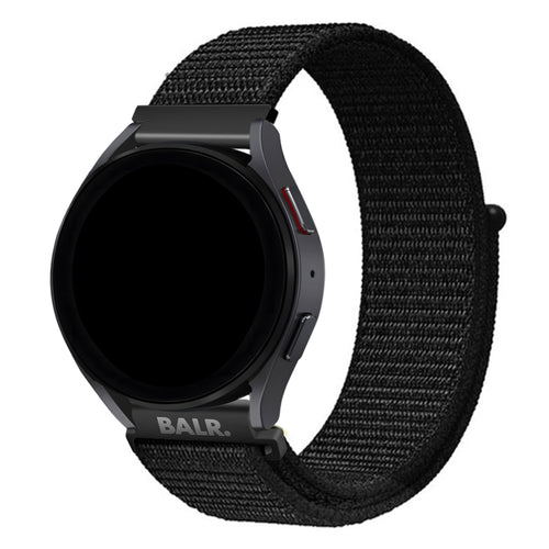 BALR Samsung Galaxy Watch 46mm nylon band (zwart)