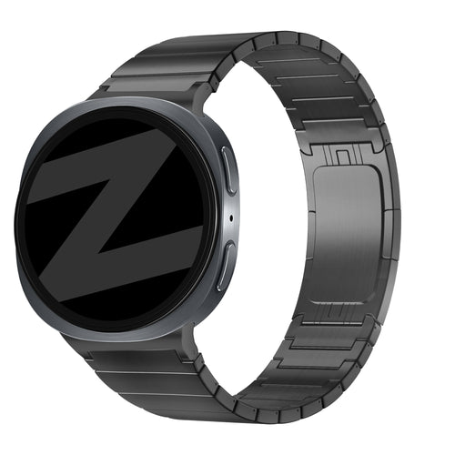 Bandz Samsung Galaxy Watch 9 - 40mm Titanium Strap 'One Bead' (Black)