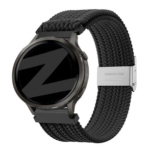 Bandz Garmin Forerunner 70 Woven Nylon Strap (Black)