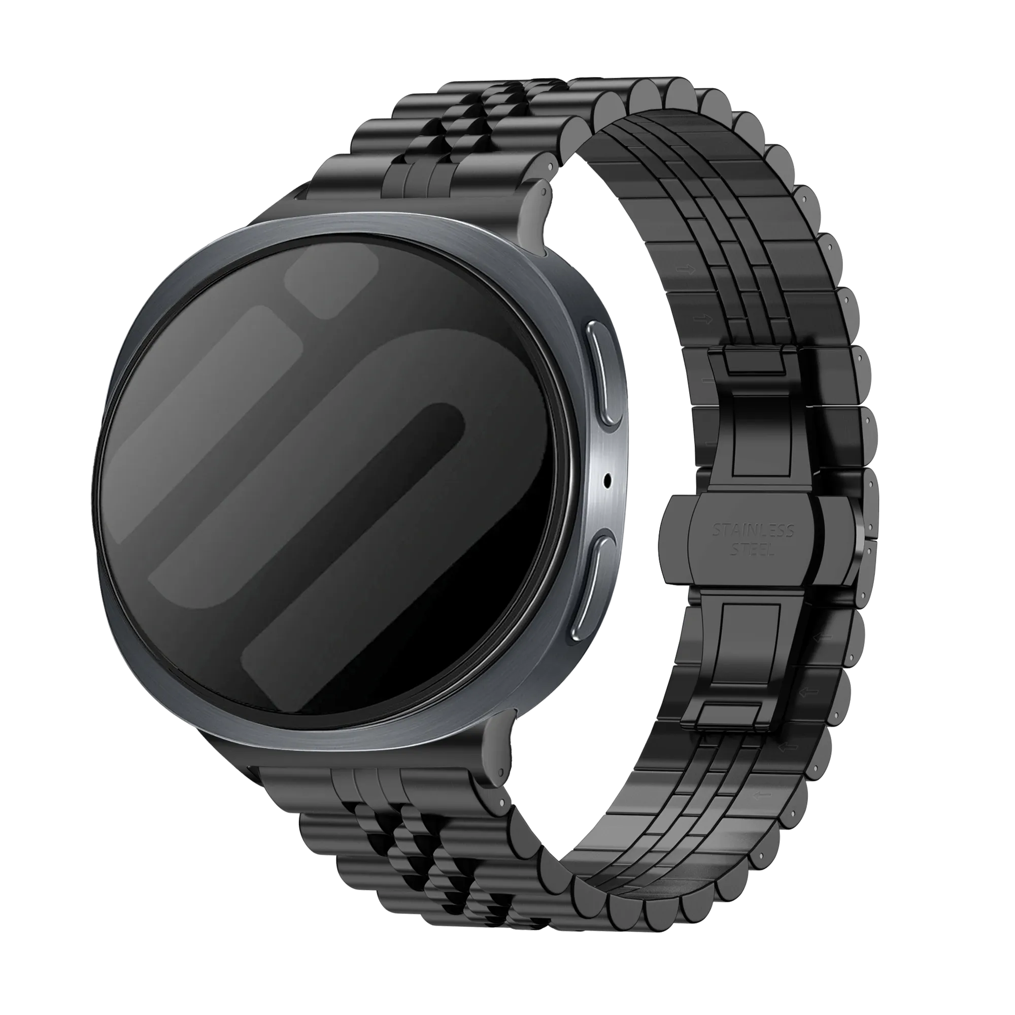 Samsung Galaxy Watch 8 Classic Jubilee stalen band (zwart)
