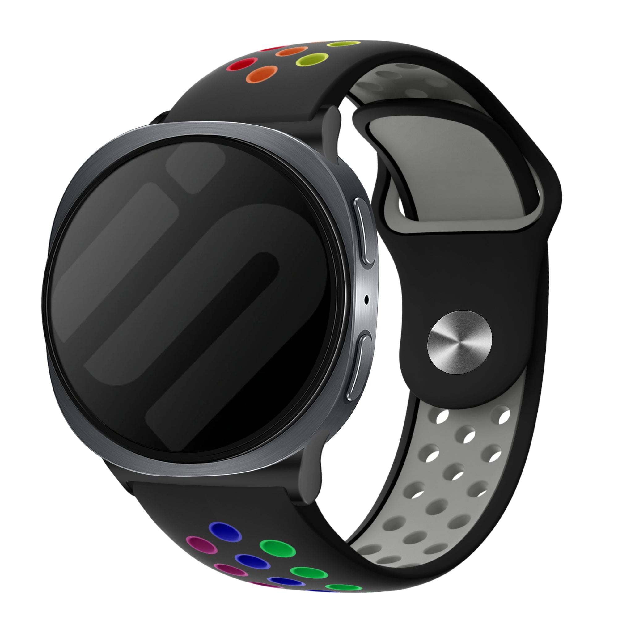 Samsung Galaxy Watch 9 - 40mm sport bandje (zwart kleurrijk)
