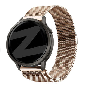 Bandz Garmin Venu 2s Milanese loop band (rosé goud)