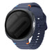  Samsung Galaxy Watch 8 Classic wave siliconen bandje (donkerblauw)