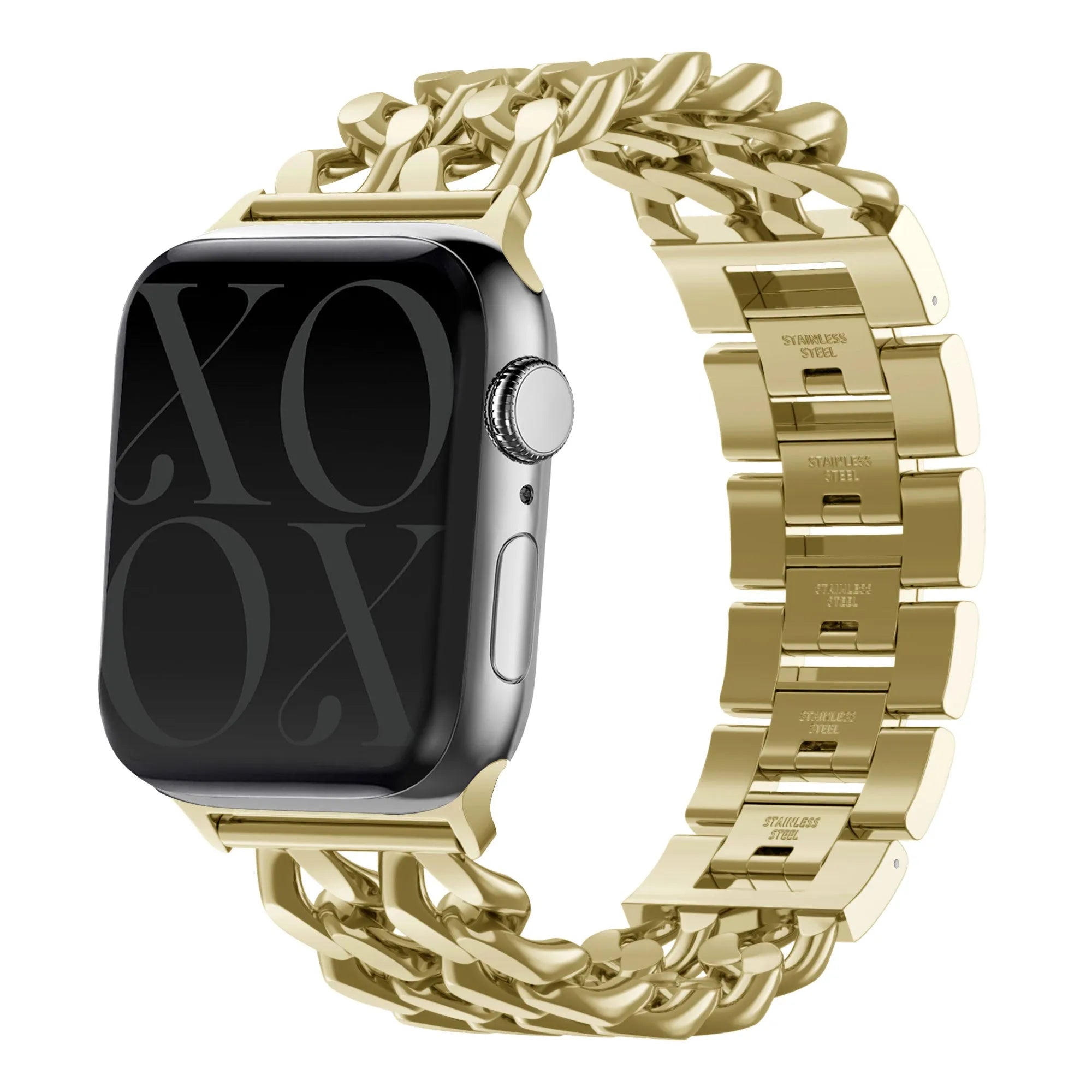xoxo Wildhearts Apple Watch Steel Strap - Chain strap (Gold)