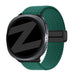Bandz Samsung Galaxy Watch 8 - 44mm magnetisch geweven bandje (groen)
