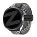 Bandz Samsung Galaxy Watch 8 Classic magnetisch geweven bandje (mandala zwart)