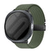 Samsung Galaxy Watch 9 - 40mm gevlochten band met P-buckle (legergroen)
