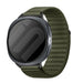  Samsung Galaxy Watch 8 Classic wave nylon bandje (donkergroen)