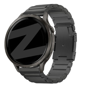 Bandz Garmin Approach S12 titanium schakel band (zwart)