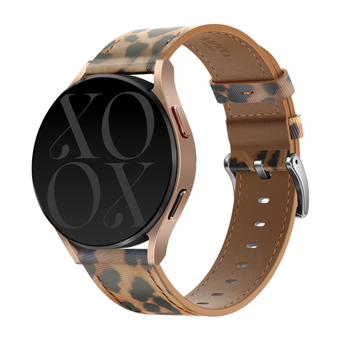 xoxo Wildhearts Samsung Galaxy Watch 7 - 40mm Leather Strap (Leopard) (kopie)