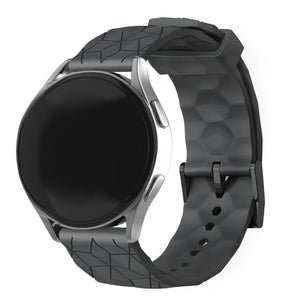 Oppo Watch X2 silicone hexa band (zwart)