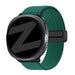 Bandz Samsung Galaxy Watch 9 - 40mm magnetisch geweven bandje (groen)