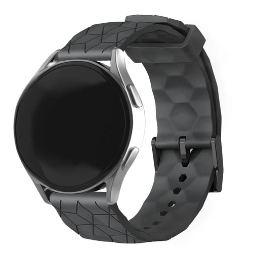 Amazfit Bip U (Pro) Silicone Hexa Strap (Black)