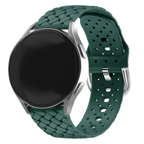 Coros Apex 42mm Braided Silicone Strap (Dark Green)
