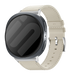 Samsung Galaxy Watch 8 - 44mm Leather Grain Strap (Beige)