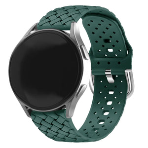 Amazfit Active Braided Silicone Strap (Dark Green)