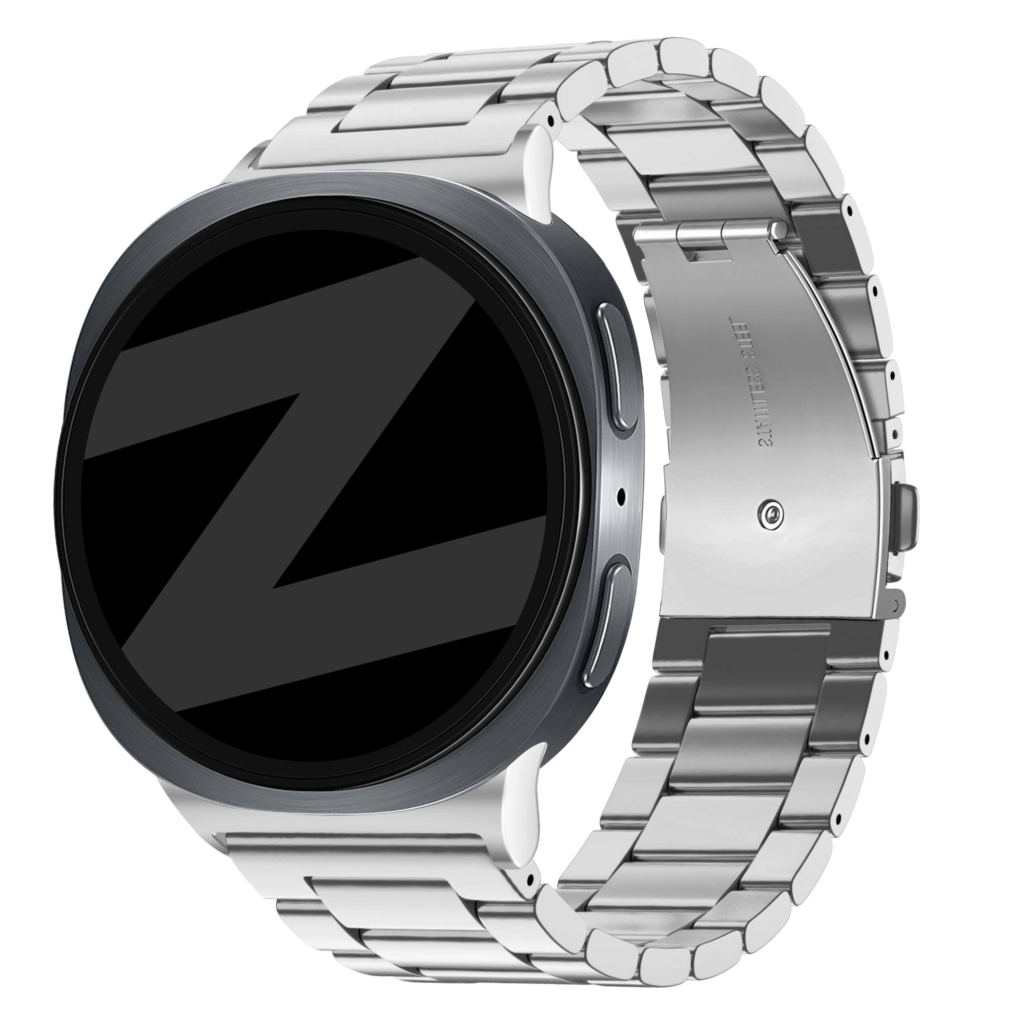 Bandz Samsung Galaxy Watch 8 - 44mm Steel Strap 'Classic' (Silver)