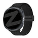 Bandz Samsung Galaxy Watch 9 - 44mm magnetisch geweven bandje (zwart)