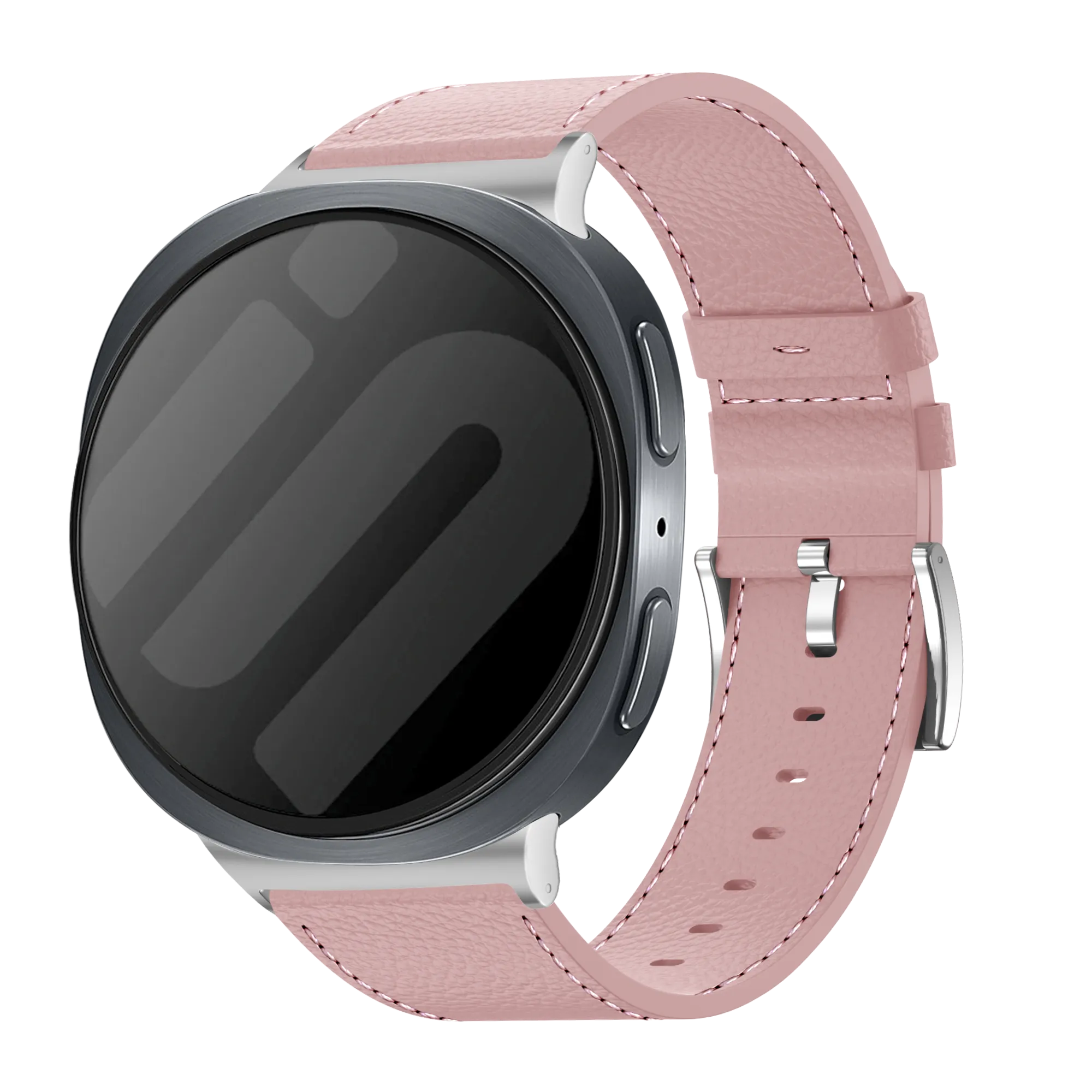Samsung Galaxy Watch 8 - 40mm leren grain band (roze)