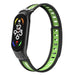 Xiaomi Mi Band 7 sport bandje met frame (zwart/groen)