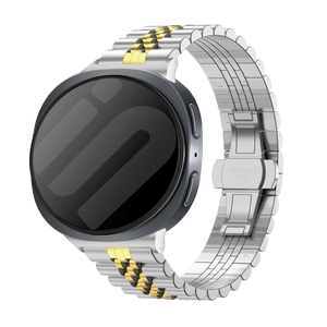 Samsung Galaxy Watch 8 - 44mm Jubilee Steel Strap (Silver/Gold)