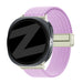 Bandz Samsung Galaxy Watch 8 - 44mm magnetisch geweven bandje (lila)