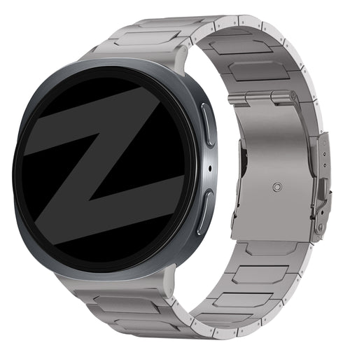 Bandz Samsung Galaxy Watch 8 - 40mm titanium band 'Deluxe' (titanium)