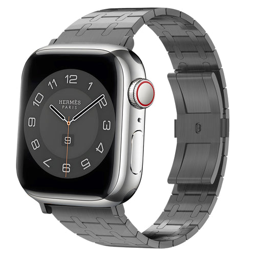 BALR Apple Watch Ultra RVS stalen band (zwart)
