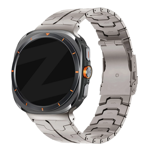 Bandz Samsung Galaxy Watch Ultra 2 titanium band 'Iron' (titanium)