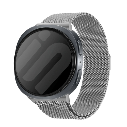 Samsung Galaxy Watch 8 Classic Milanese band (zilver)