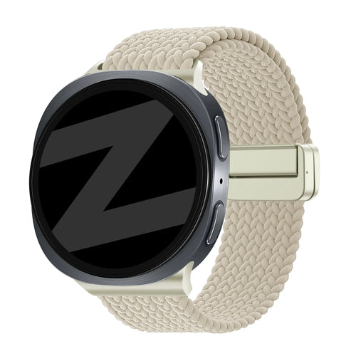 Bandz Samsung Galaxy Watch 9 - 40mm magnetisch geweven bandje (sterrenlicht)
