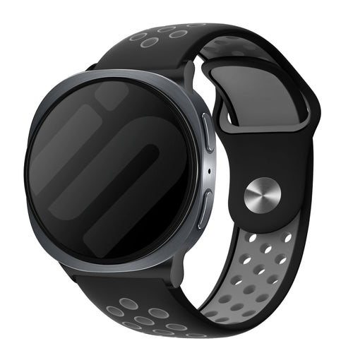  Samsung Galaxy Watch 8 - 40mm sport bandje (zwart/grijs)