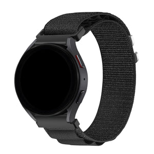 Bandz Garmin Venu SQ 2 Alpine nylon bandje (zwart)