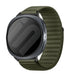  Samsung Galaxy Watch 8 - 44mm wave nylon bandje (donkergroen)