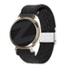 Bandz Pebble Round 2 - 14mm gevlochten nylon band (zwart mix)