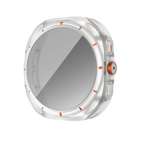 Bandz Samsung Galaxy Watch 7 - 44mm square PC hoesje met glas (frost)