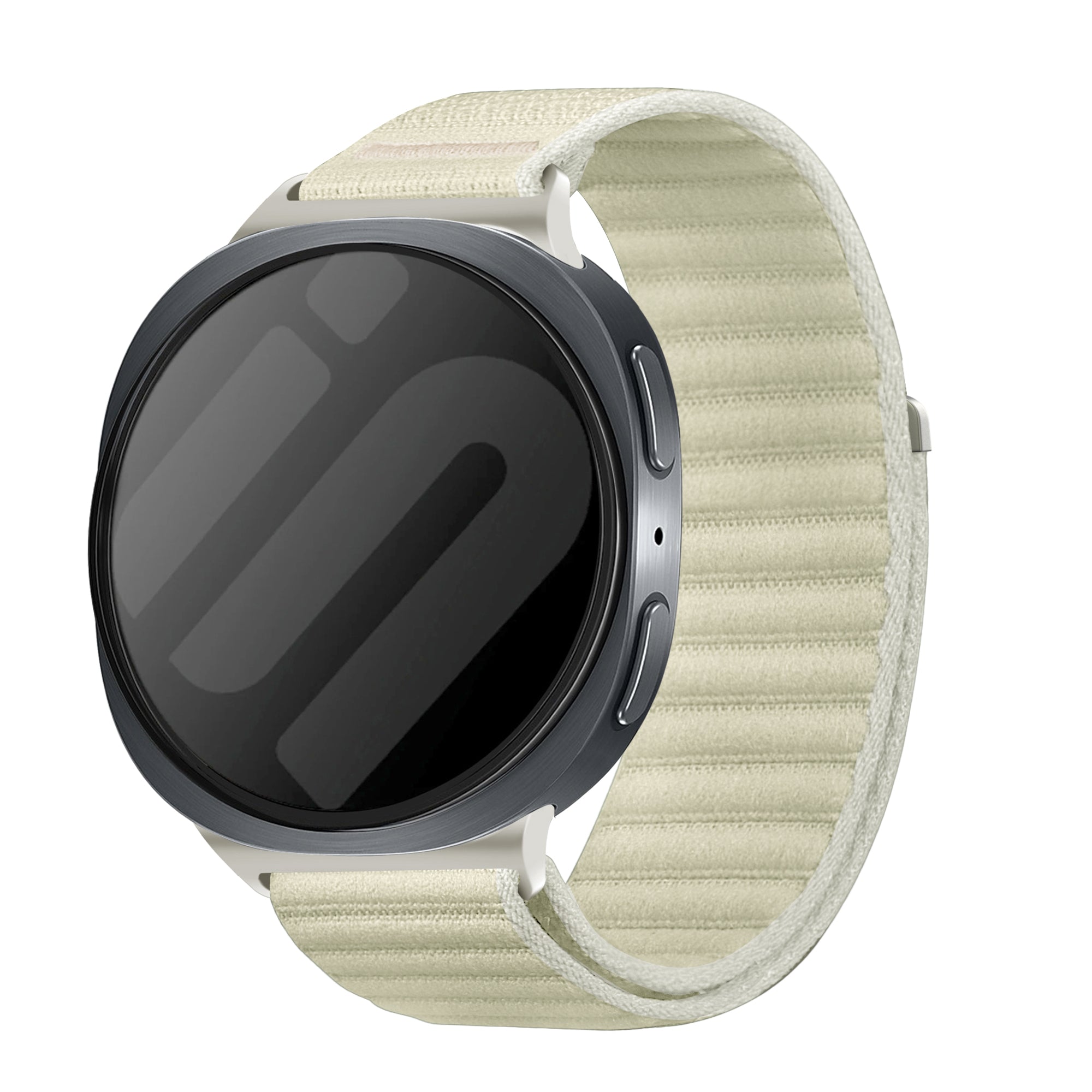 Samsung Galaxy Watch 9 - 40mm wave nylon bandje (sterrenlicht)