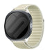  Samsung Galaxy Watch 8 - 40mm wave nylon bandje (sterrenlicht)
