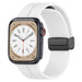 Apple Watch magnetisch D-Buckle bandje (wit)