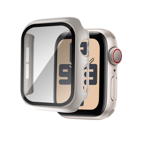 Bandz Apple Watch 10 & 11 - 46mm PC hoesje met glas (titanium)