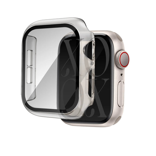 xoxo Wildhearts Apple Watch case -  transparant