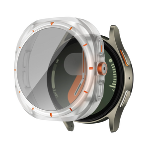 Bandz Samsung Galaxy Watch 7 - 44mm square PC hoesje met glas (frost)