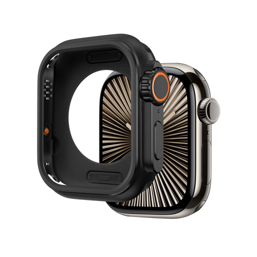 Bandz Apple Watch metalen hoesje (zwart)