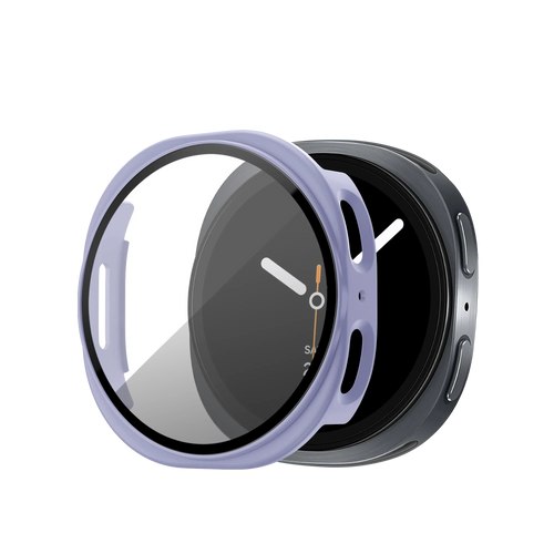 Bandz Samsung Galaxy Watch 8 - 40mm / 9 - 40mm PC Cover with Glass (Purple)