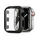 Apple Watch PC hard case met glas (zwart)
