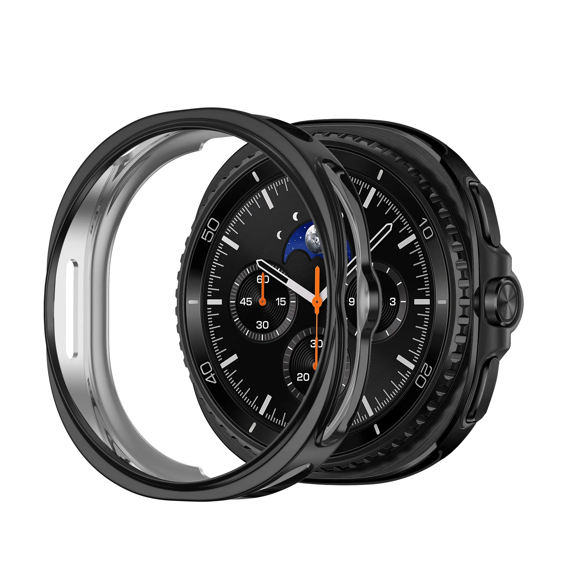 Bandz Samsung Galaxy Watch 8 Classic TPU hoesje (zwart)