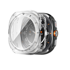 Bandz Samsung Galaxy Watch Ultra PC hoesje met glas (transparant)