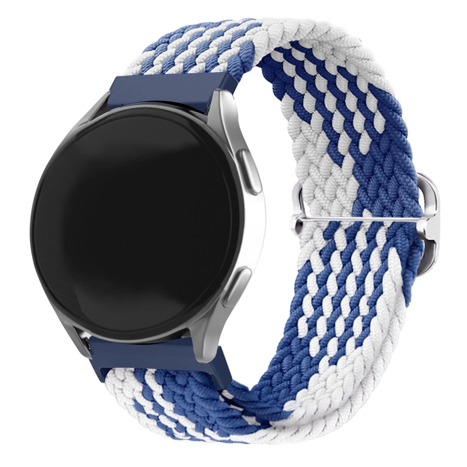 Amazfit GTR Mini verstelbaar geweven bandje (blauw/wit)