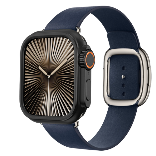 Bandz Apple Watch metalen hoesje (zwart)