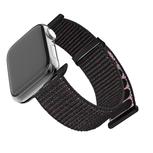 BALR Apple Watch Ultra nylon band (zwart)